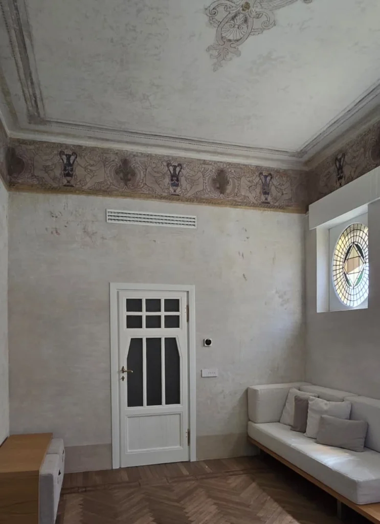 soggiorno casa liberty - villino ferrero