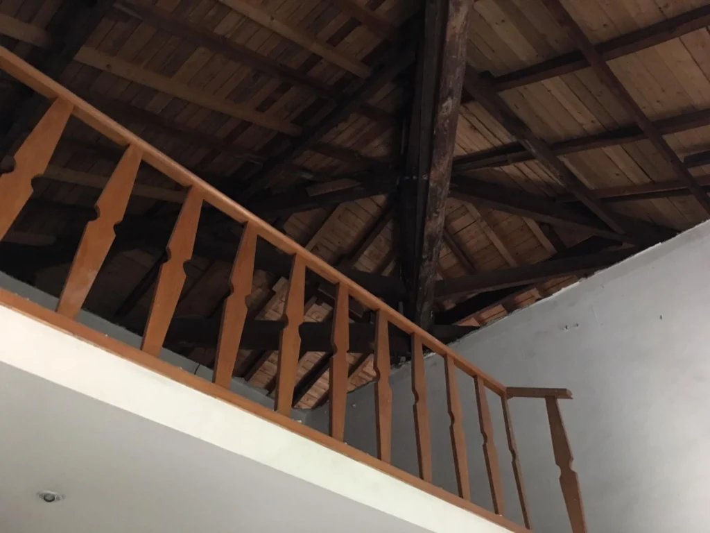 riscoperta di una capriata storica in legno